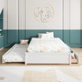 Letto matrimoniale con letto estraibile singolo e 2 cassetti
